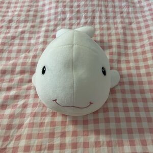 Cute White Plush Whale Plush